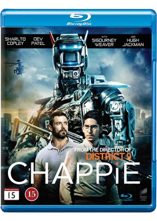 Cover for Sharlto Copley / Dev Patel / Sigourney Weaver / Hugh Jackman · Chappie (Blu-ray) (2015)