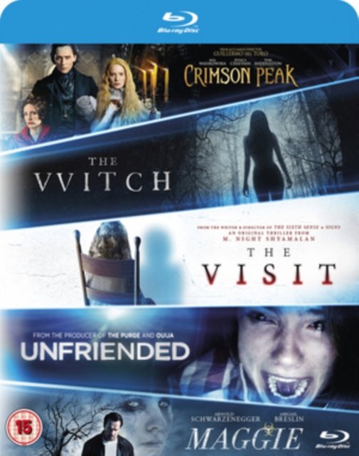 Cover for Horror Starter Pack BD · The Witch / Crimson Peak / Maggie / The Visit / Unfriended (Blu-ray) (2016)
