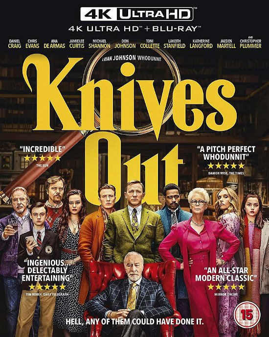 Cover for Fox · Knives Out (4K UHD Blu-ray) (2020)