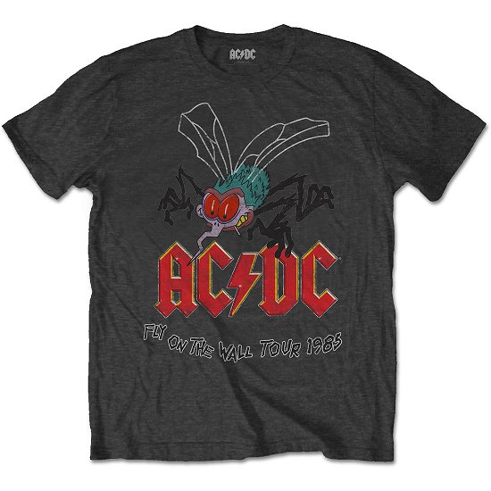 Cover for AC/DC · AC/DC Unisex T-Shirt: Fly on the Wall (T-shirt) [size S] [Grey - Unisex edition] (2016)