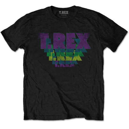 T-Rex Unisex T-Shirt: Stacked Logo - T-Rex - Fanituote -  - 5056368699474 - 