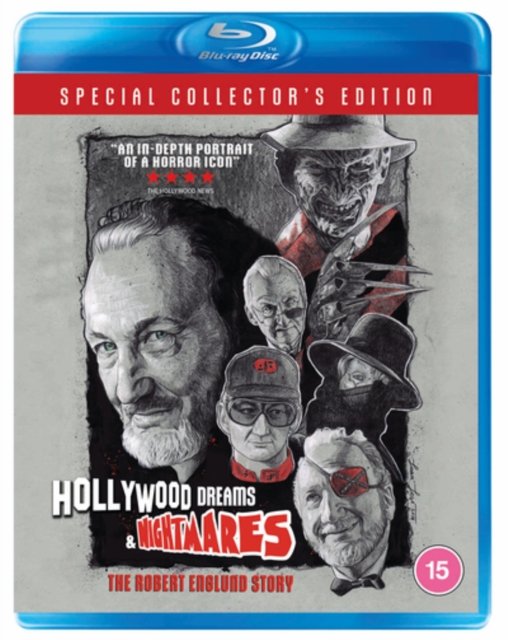 Cover for Hollywood Dreams  Nightmares BD · Hollywood Dreams &amp; Nightmares: The Robert Englund Story (Blu-ray) (2023)