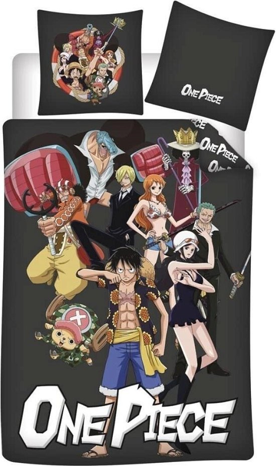Cover for One Piece · ONE PIECE - Crew - Duvet Cover 140x200cm - 100% (Spielzeug)