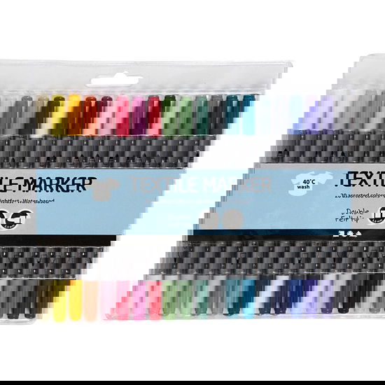 Cover for Textile Markers · Assorted Colours 2 (34833) (Brinquedos)