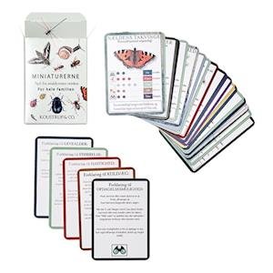 MINIATURERNE - Spillekort – Smådyr og insekternes verden – 6 ens spil pr pakke (SPEL) [1:a utgåva] (2023)