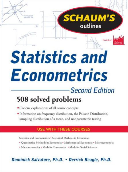 Cover for Dominick Salvatore · Schaum's Outline of Statistics and Econometrics, Second Edition (Taschenbuch) (2011)