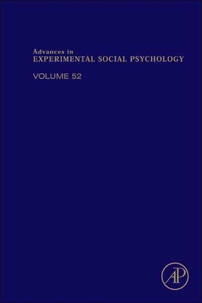 Cover for Zanna, Mark P. (Psychology Department, University of Waterloo, Ontario, Canada) · Advances in Experimental Social Psychology (Gebundenes Buch) (2015)