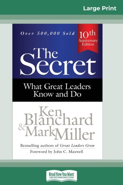 Cover for Ken Blanchard and Mark Miller · The Secret (Paperback Book) (2014)