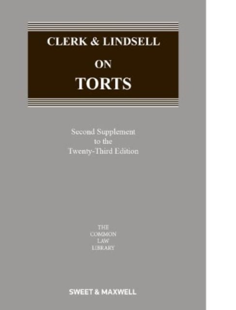 Cover for Clerk &amp; Lindsell on Torts (Paperback Book) (2022)