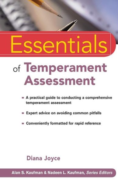 Cover for Diana Joyce · Essentials of Temperament Assessment - Essentials of Psychological Assessment (Paperback Book) (2010)