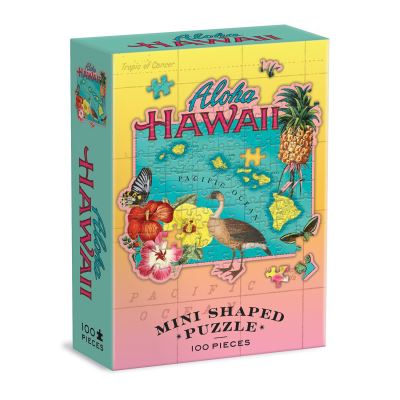 Cover for Galison · Hawaii Mini Shaped Puzzle (GAME) (2021)