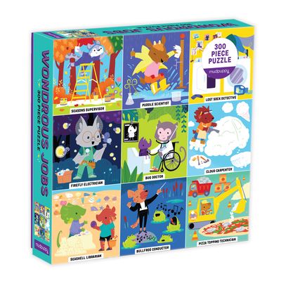 Cover for Mudpuppy · Wondrous Jobs 300 Piece Family Puzzle (GAME) (2022)