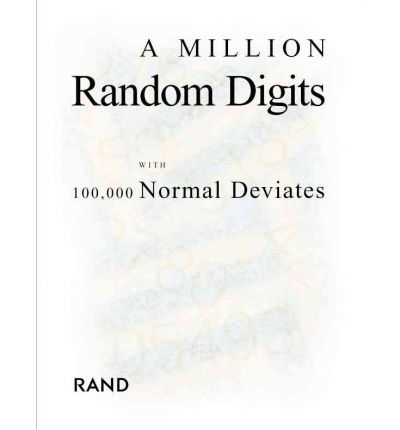 Cover for A Million Random Digits with 100,000 Normal Deviates (Pocketbok) (2001)