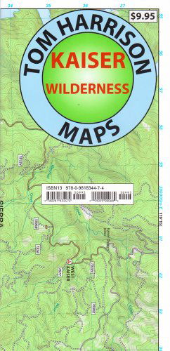 Cover for Tom Harrison · Kaiser Wilderness Map (Tom Harrison Maps Waterproof and Tear Resistant) (Map) (2013)