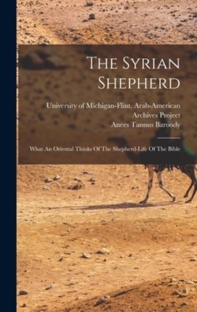 Cover for Anees Tannus Baroody · Syrian Shepherd (Bok) (2022)