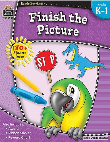 Cover for Teacher Created Resources Staff · Ready-set-learn: Finish the Picture Grd K-1 (Paperback Bog) (2007)