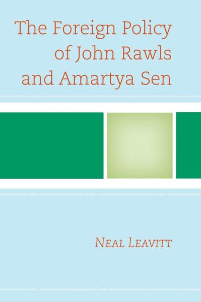 Cover for Neal Leavitt · The Foreign Policy of John Rawls and Amartya Sen (Paperback Book) (2015)