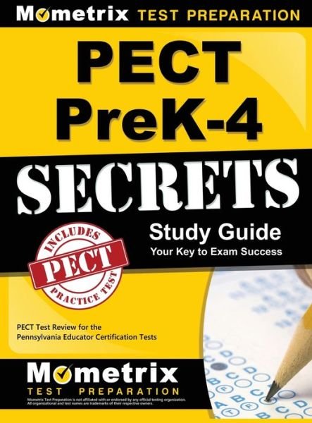 Cover for Mometrix Pennsylvania Teacher Certific · Pect Prek-4 Secrets Study Guide (Hardcover Book) (2015)