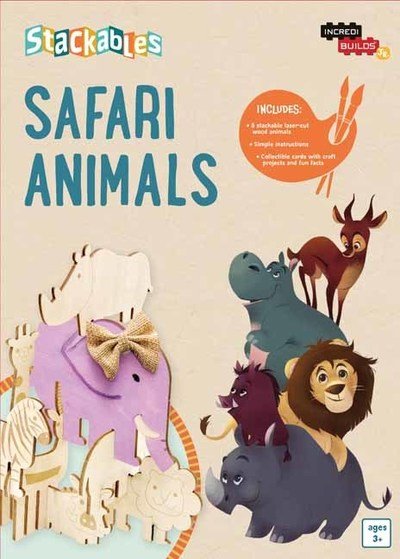 IncrediBuilds Jr.: Stackables: Safari Animals - Incredibuilds Jr. - Insight Editions - Books - Insight Editions - 9781682981474 - March 1, 2019