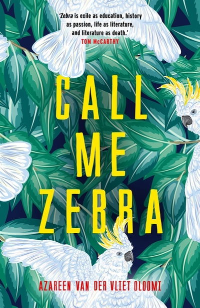 Cover for Azareen Van der Vliet Oloomi · Call Me Zebra (Paperback Book) (2018)