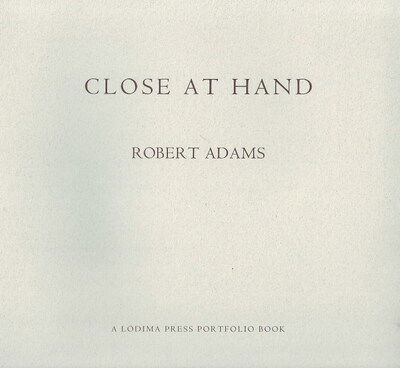 Cover for Robert Adams · Close at Hand (Paperback Book) (2008)