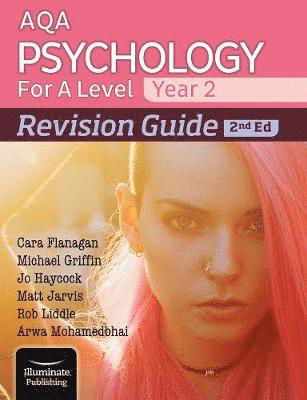 Cover for Arwa Mohamedbhai · AQA Psychology for A Level Year 2 Revision Guide: 2nd Edition (Taschenbuch) (2020)