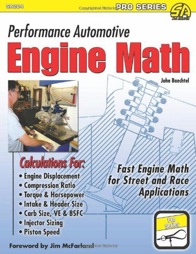 Cover for John Baechtel · Performance Automotive Engine Math: Fast Engine Math for Street and Race Applications (Paperback Book) (2011)