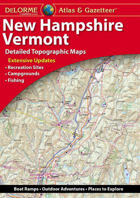 Cover for Rand McNally · Delorme Atlas &amp; Gazetteer: New Hampshire, Vermont (Paperback Bog) (2022)