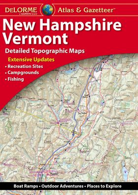 Cover for Rand McNally · Delorme Atlas &amp; Gazetteer: New Hampshire, Vermont (Taschenbuch) (2022)