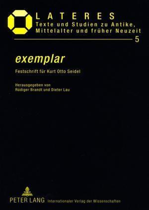 Cover for «exemplar»: Festschrift fuer Kurt Otto Seidel (Paperback Book) (2008)