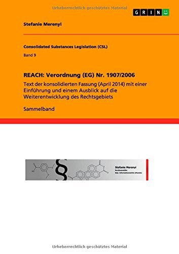 Cover for Stefanie Merenyi · Reach: Verordnung (Eg) Nr. 1907/2006 (Pocketbok) [German edition] (2014)