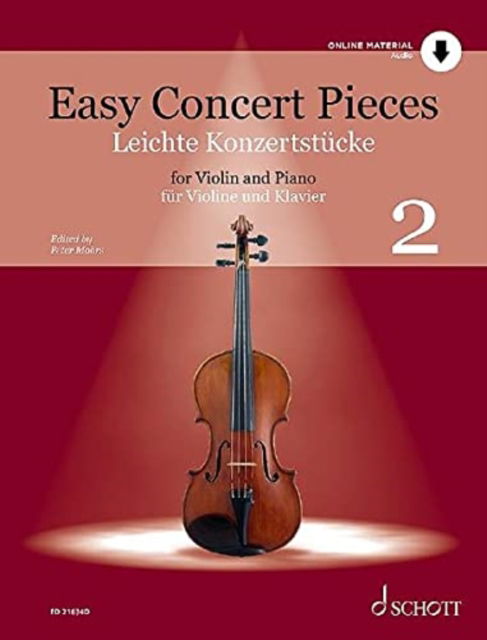 Cover for Wolfgang Birtel · Easy Concert Pieces: Vol. 2. violin and piano. (Sheet music) (2021)