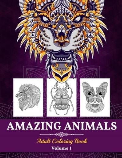 Cover for Tonnbay · Amazing Animals Adult Coloring Book (Taschenbuch) (2021)