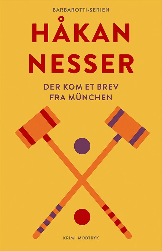 Cover for Håkan Nesser · Barbarotti-serien: Der kom et brev fra München (Innbunden bok) [1. utgave] (2023)