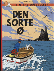 Cover for Hergé · Tintins oplevelser: Tintin: Den sorte ø - softcover (Sewn Spine Book) [5º edição] (2011)