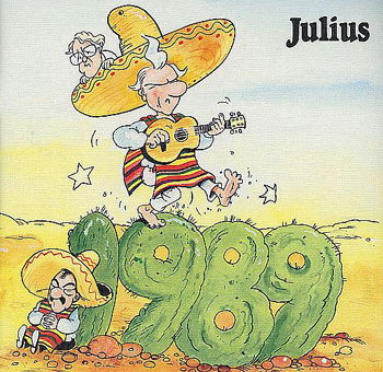 Cover for Jens Julius Hansen · Julius tegninger (Sewn Spine Book) [1.º edición] (2001)