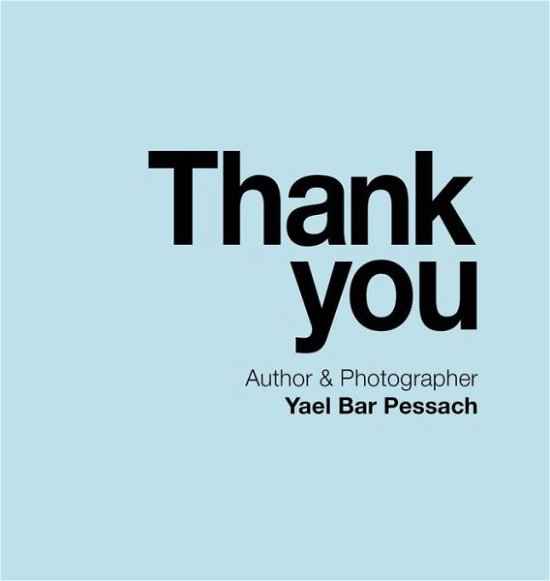 Cover for Yael Bar Pessach · Thank you: A gift of gratitude (Gebundenes Buch) [2nd edition] (2019)