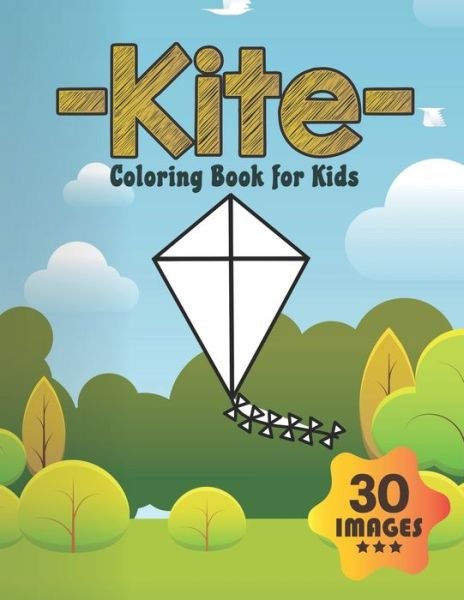 Cover for Neocute Press · Kite Coloring Book for Kids (Paperback Bog) (2020)