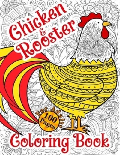 Cover for Jh Publications · Chicken and Rooster Coloring Book (Paperback Bog) (2021)