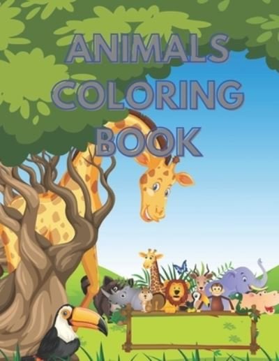 Cover for Najee Minamoto Publishing House · Animals Coloring Book (Paperback Book) (2021)