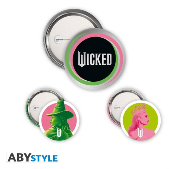 Wicked Elphaba & Glinda Badge Pack -  - Books - Abysse UK - 3665361156475 - October 1, 2024