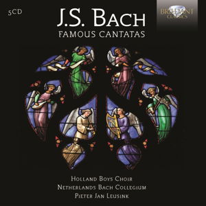 Famous Cantatas - Bach / Holland Boys Choir / Leusink - Musik - Brilliant Classics - 5028421949475 - 28. oktober 2014