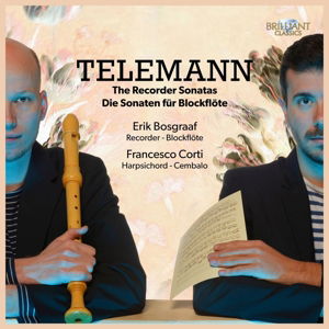 Cover for Telemann / Bosgraaf / Corti · Recorder Sonatas (CD) (2015)