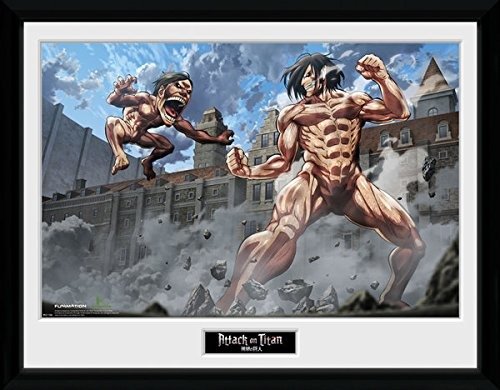 Cover for Attack On Titan · Attack On Titan: Titan Fight (Stampa In Cornice 30x40cm) (MERCH)