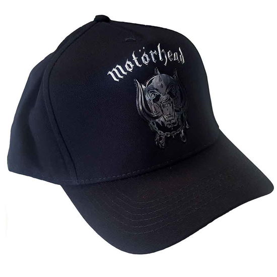 Motorhead Unisex Baseball Cap: Warpig (Sonic Silver) - Motörhead - Produtos - ROCK OFF - 5056170662475 - 