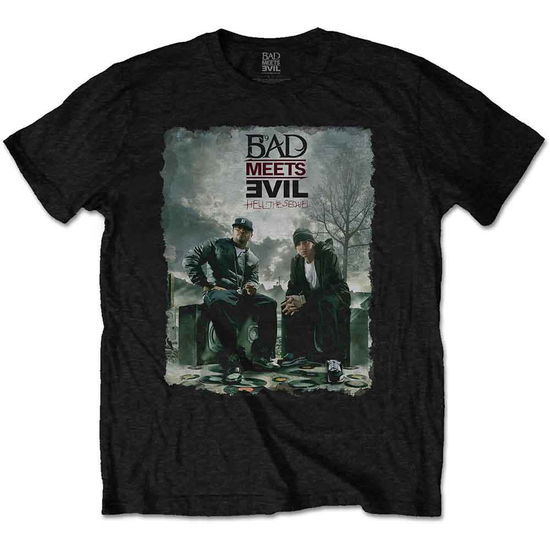 Bad Meets Evil Unisex T-Shirt: Burnt - Bad Meets Evil - Merchandise - Rockoff - 5056170675475 - April 8, 2019