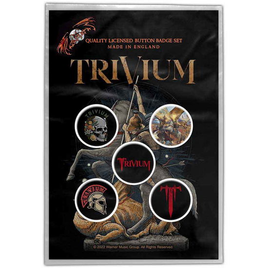 Trivium Button Badge Pack: In The Court Of The Dragon - Trivium - Marchandise -  - 5056365721475 - 