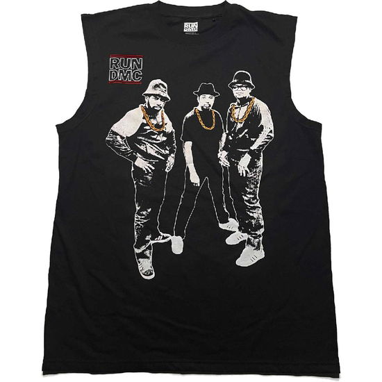 Cover for Run DMC · Run DMC Unisex Tank T-Shirt: Gold Chains Photo (T-shirt) [size S] (2023)