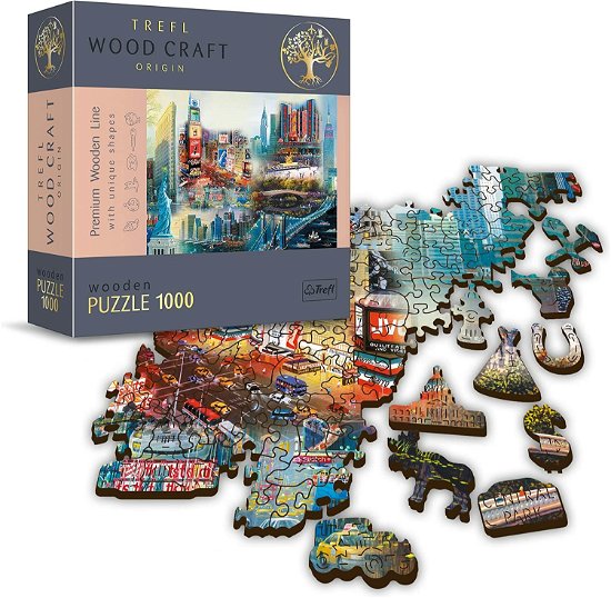Cover for Trefl: Puzzle 1000 · New York - Collage (MERCH)