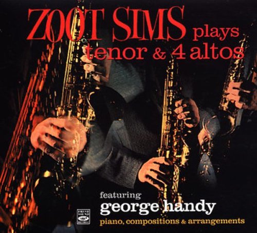 Cover for Zoot Sims Quartet · Plays Tenor &amp; 4 Alto's (CD) [Digipak] (1990)